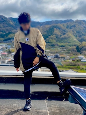 「Apple Watch」｜「アイテム（ジャケット/アウター）」を使った、yoshinoさん（メンズ・170cm）の春コーディネート