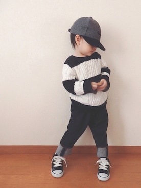 minato さん（キッズ・90cm）の秋コーディネート