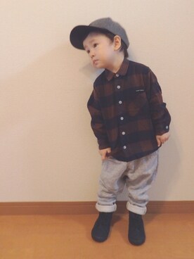 minato さん（キッズ・90cm）の秋コーディネート