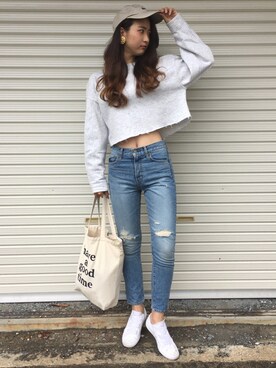 a k a n eさん（レディース・167cm）の春コーディネート