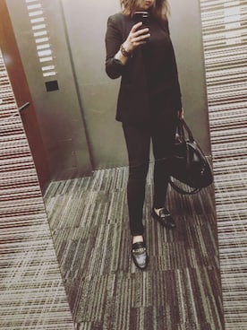 「mode」｜「アイテム（ノーカラージャケット）」を使った、Lさん（レディース・156cm）の夏コーディネート