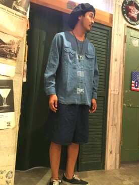 「grn」｜「アイテム（帽子）」を使った、きたろうさん【grn】さん（メンズ・182cm）の秋コーディネート