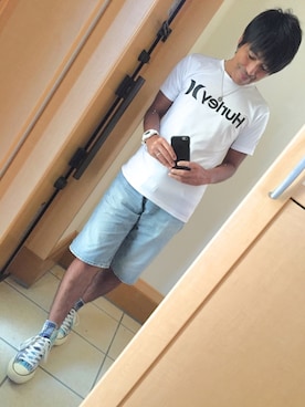 「EDWIN（エドウィン）のアイテム」を使った、naoさん（メンズ・165cm）の夏コーディネート