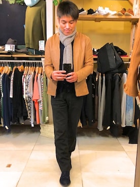 naoさん（メンズ・165cm）の冬コーディネート