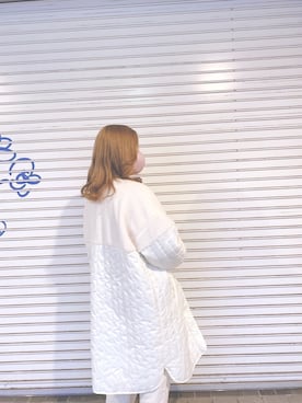 「ehka sopo（エヘカソポ）のアイテム（ダウンジャケット/コート）」を使った、星砂さん（レディース・160cm）の冬コーディネート
