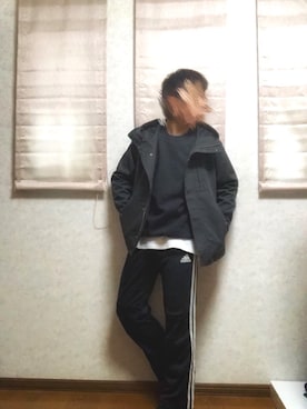 「レイヤードstyle」｜「アイテム（マウンテンパーカー）」を使った、まささん（メンズ・166cm）の冬コーディネート