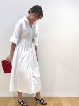 「LANVIN（ランバン）のアイテム（バッグ）」を使った、kumi_pressさん（レディース・163cm）の春コーディネート