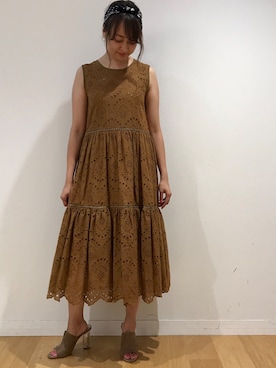 「ノスタルジア」｜「アイテム（ワンピース）」を使った、kumi_pressさん（レディース・163cm）の夏コーディネート