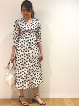 「ノスタルジア」｜「アイテム（ワンピース）」を使った、kumi_pressさん（レディース・163cm）の春コーディネート