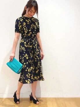 「ノスタルジア」｜「アイテム（ワンピース）」を使った、kumi_pressさん（レディース・163cm）の春コーディネート