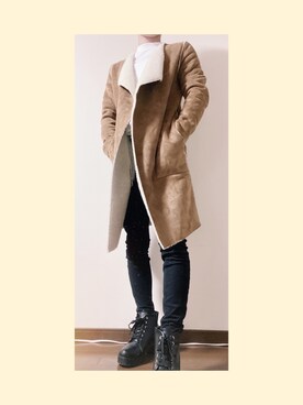 「AZUL（アズール）のアイテム（ジャケット/アウター）」を使った、さとうさん（メンズ・163cm）の秋コーディネート