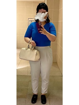 「おでかけ」｜「アイテム（レインシューズ）」を使った、trAcy さん（レディース・153cm）の秋コーディネート