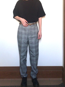 「アイテム（ローファー）」を使った、ｻﾔｶさん（レディース・150cm・10代）の秋コーディネート