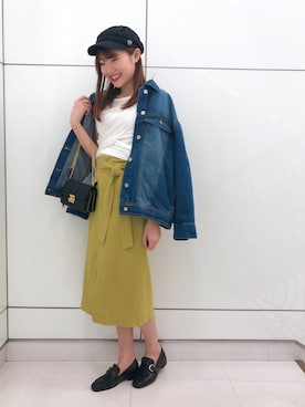「&. NOSTALGIA（アンドドットノスタルジア）のアイテム」を使った、NOSTALGIA-STAFFさん（レディース・160cm）の春コーディネート