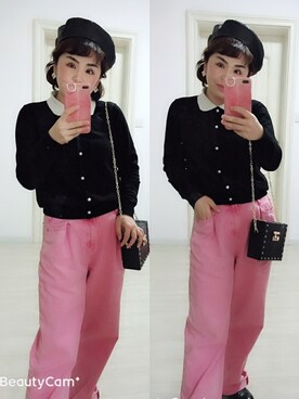 臭美潘小慢 ヒビ ハンさんのコーディネート