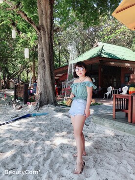 臭美潘小慢 ヒビ ハンさんのコーディネート