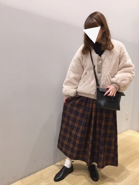 「ORiental TRaffic(ORiental TRaffic)」｜「アイテム（ジャケット/アウター）」を使った、kさん（レディース・154cm）の秋コーディネート