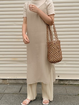 「LBC（エルビーシー）のアイテム」を使った、mairaさん（レディース・156cm）の夏コーディネート