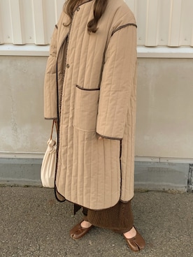 「select MOCA（セレクトモカ）のアイテム（その他アウター）」を使った、mairaさん（レディース・156cm）の冬コーディネート