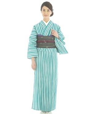 「モダン」｜「アイテム（浴衣）」を使った、きもの遊び.netさん（レディース・167cm）の春コーディネート