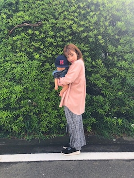 「MIKI HOUSE（ミキハウス）のアイテム（帽子）」を使った、  maiさん（レディース・154cm）の秋コーディネート