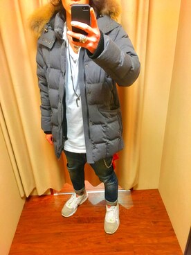 Liberty Bell リバティーベル のダウンジャケット コートを使った人気ファッションコーディネート Wear