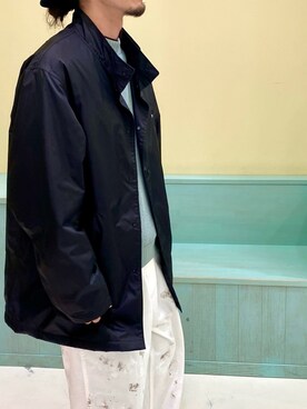 「johnbull」｜「アイテム（その他アウター）」を使った、kazu (ARYUKU) さん（メンズ・168cm）の春コーディネート