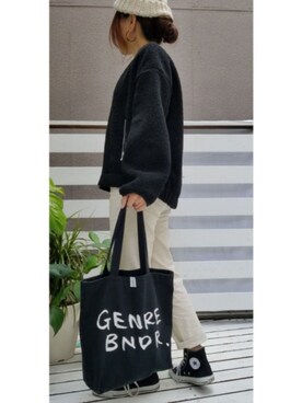 「ストリート服が好き」｜「アイテム（ブルゾン）」を使った、Ai Kaminagaさん（レディース・158cm）の秋コーディネート
