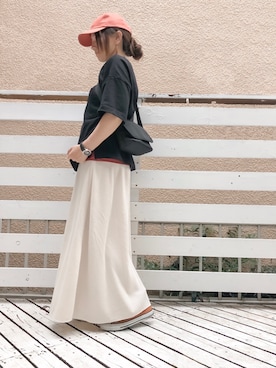 「mini（ミニ）のアイテム」を使った、Ai Kaminagaさん（レディース・158cm）の春コーディネート