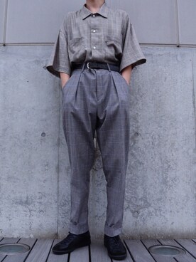 「superNova.（スーパーノヴァ）のアイテム（パンツ）」を使った、NaSaさん（メンズ・170cm）の夏コーディネート