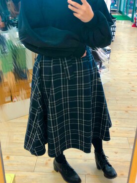 「スーパーオーバーサイズスウェット」｜Ayonniさん（レディース・162cm）の春コーディネート