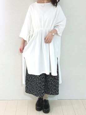 risapi🐰（骨格ウェーブ）さん（レディース・157cm）の春コーディネート