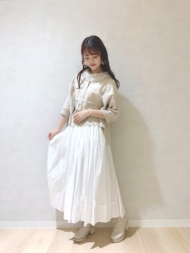 risapi🐰（骨格ウェーブ）さん（レディース・157cm）の春コーディネート