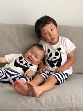 minato＊さん（キッズ・100cm）の夏コーディネート