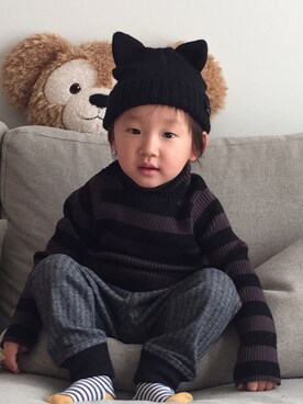 minato＊さん（キッズ・90cm）の冬コーディネート