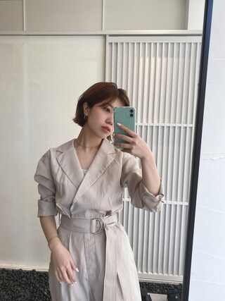 UNITED TOKYO ダブルブレストオールインワン ジャンプスーツ