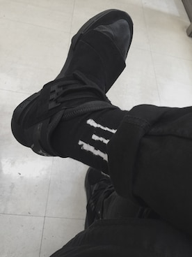 「Dr. Martens（ドクターマーチン）のアイテム（レッグウェア）」を使った、grさん（メンズ・169cm）の冬コーディネート