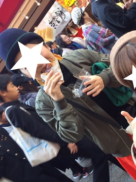 「handmade」｜「アイテム（その他アウター）」を使った、はなさん（レディース・159cm）の冬コーディネート