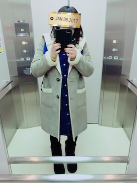 ao***さん（レディース・154cm）の冬コーディネート