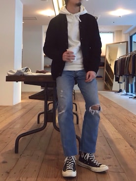 「サタデーズ ニューヨークシティ (Saturdays NYC)」｜hiroshi_utsumiさん（メンズ・178cm）の冬コーディネート