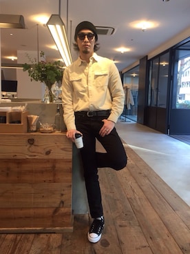 「サタデーズ ニューヨークシティ (Saturdays NYC)」｜hiroshi_utsumiさん（メンズ・178cm）の冬コーディネート