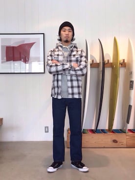 「サタデーズ ニューヨークシティ (Saturdays NYC)」｜hiroshi_utsumiさん（メンズ・178cm）の冬コーディネート