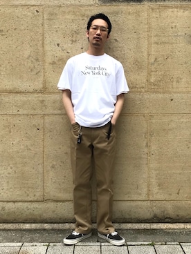「サタデーズ ニューヨークシティ (Saturdays NYC)」｜hiroshi_utsumiさん（メンズ・178cm）の春コーディネート