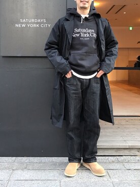 hiroshi_utsumiさんの（Saturdays NYC | サタデーズ ニューヨークシティ ）を使ったコーディネート