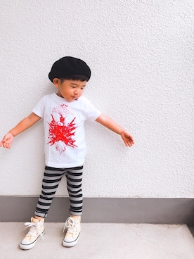 P×Kさん（キッズ・90cm）の夏コーディネート