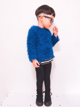 P×Kさん（キッズ・90cm）の秋コーディネート