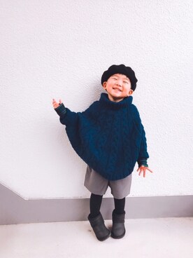 「DADA（ダダ）のアイテム」を使った、P×Kさん（キッズ・90cm）の冬コーディネート