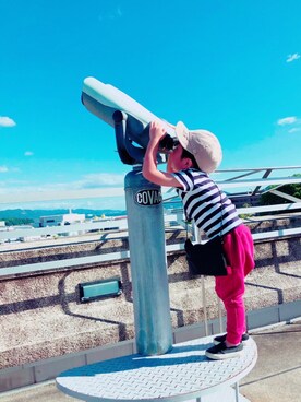 「スウエットパンツ」｜「アイテム（その他）」を使った、P×Kさん（キッズ・100cm）の秋コーディネート
