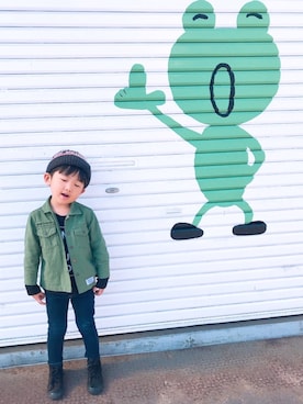 P×Kさん（キッズ・100cm）の秋コーディネート