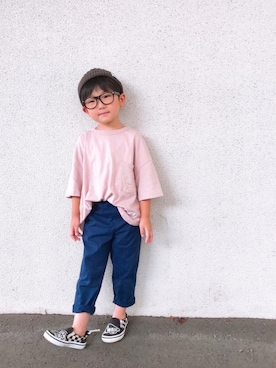 「エリート一重くん」｜P×Kさん（キッズ・110cm）の夏コーディネート